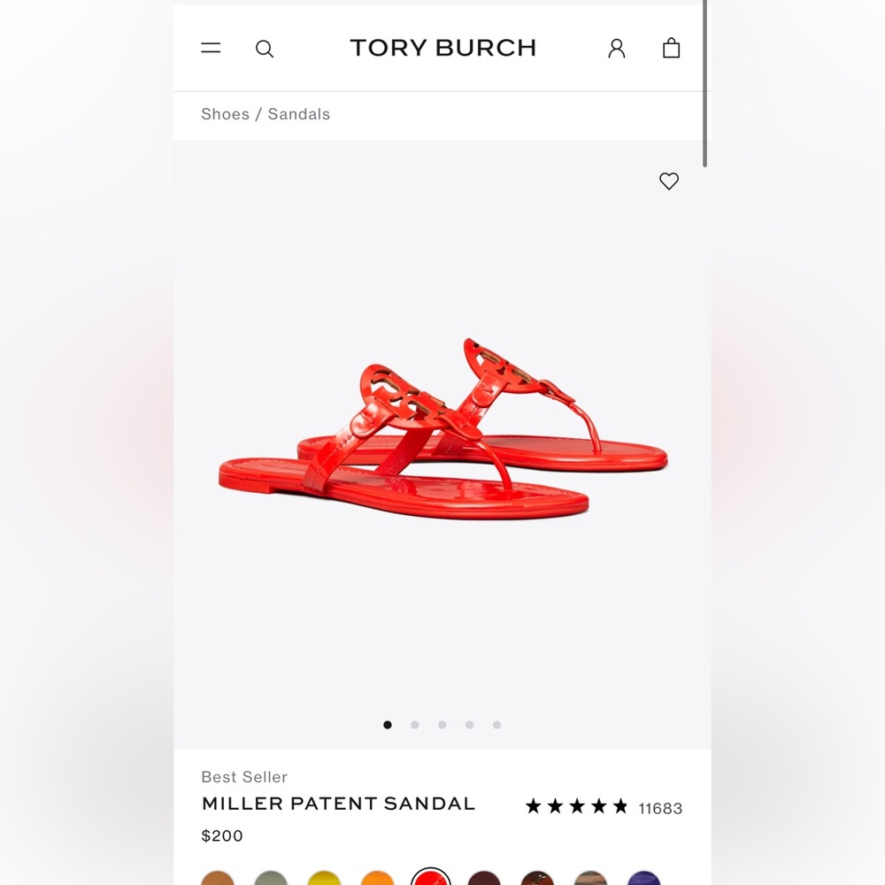 Tory Burch miller sandal